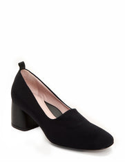 RTV'd - Taryn Rose Ciana Black Lycra/Leather Pump