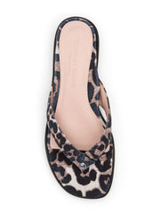 Taryn Rose Taziana Leopard Print Sandals