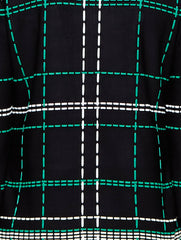 Stitch Plaid Pattern Jacket
