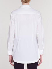 Long Sleeve Stretch Cotton Blouse