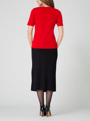 30" Straight Knit Skirt